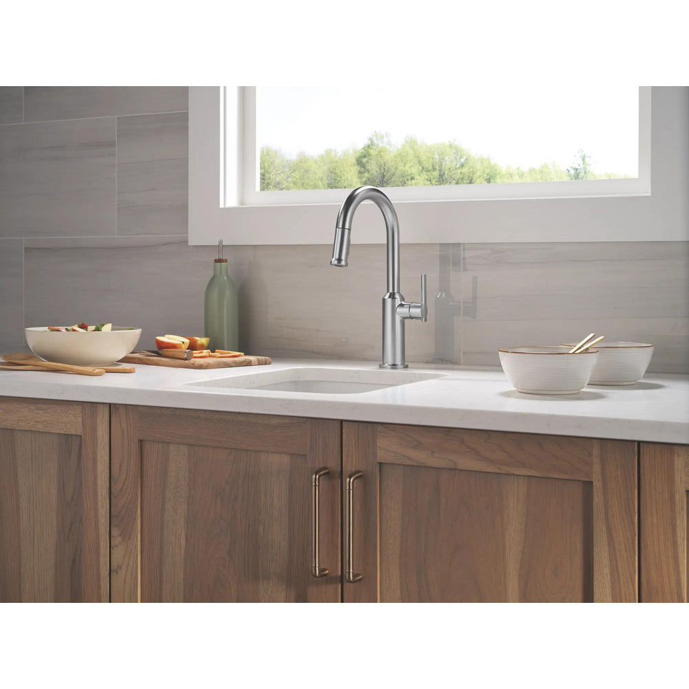 Delta Cordova-Bar/Prep Pulldown Faucet Arc Spout