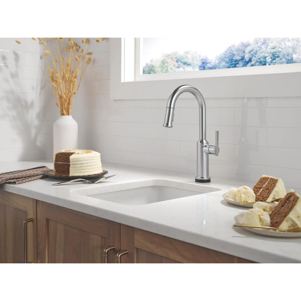 Delta Cordova-Touchless Bar/Prep Pulldown Faucet Arc Spout