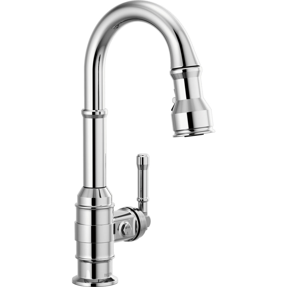 Delta Broderick Pull-Down Bar/Prep Faucet 1L - Chrome