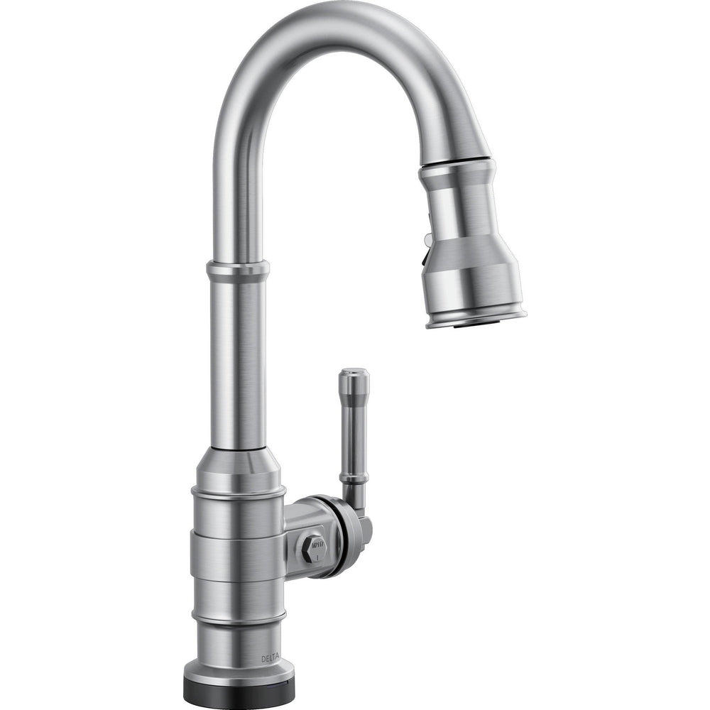 Delta Broderick Touchless Bar Pulldown - Arctic Stainless
