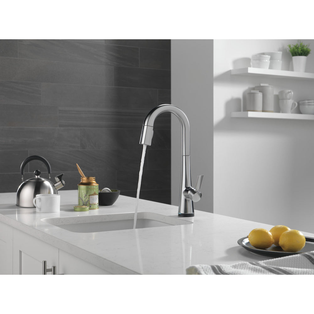Delta Monrovia Bar Prep Pulldown With Touch Lumicoat - Arctic Stainless