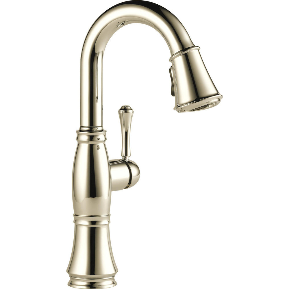Delta Cassidy Pull-Down Bar/Prep Faucet 1L - Polished Nickel