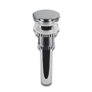 Rubi 1-1/4" Pop-Up Waste with Overflow Gun Metal RBP125TPGM