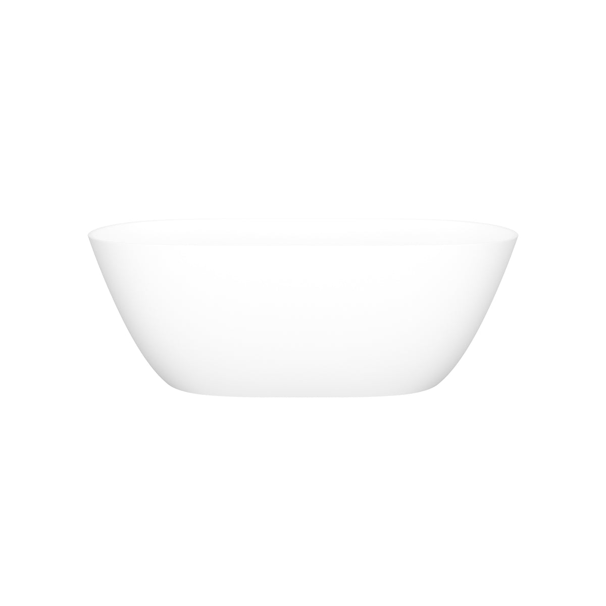 Victoria + Albert Lussari 61" x 28" Freestanding Soaking Bathtub LU1 - Standard Matte White / 61 x 28 / Without Overflow
