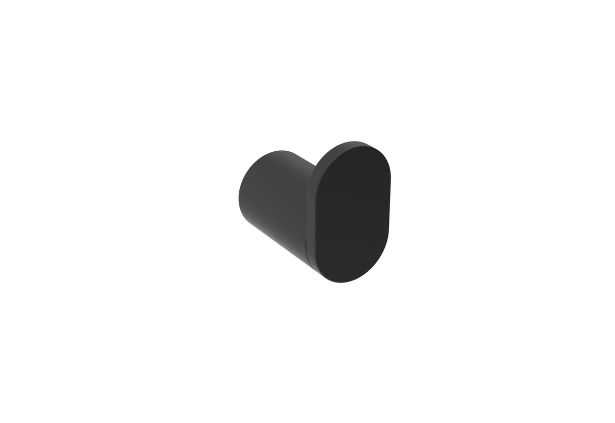 Baril PETITE B04 Bathrobe Holder A04-1069-00 in Matte Black