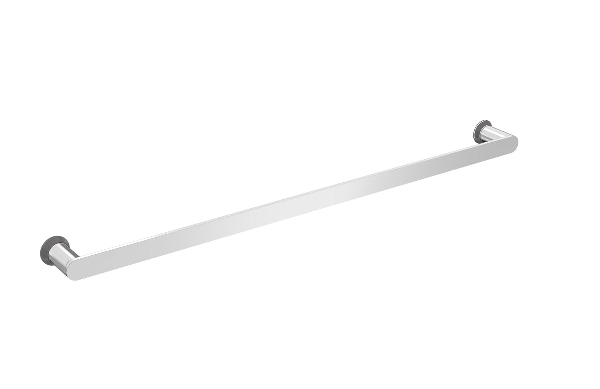 Baril PROFILE B46 30" Single Towel Bar A46-6030-00 in Chrome / Smokey