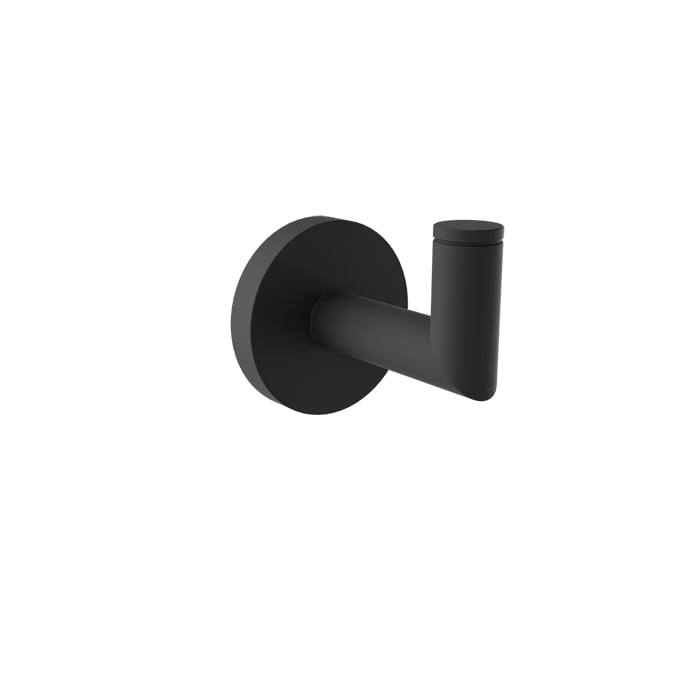Baril ZIP B66 Bathrobe Holder A66-1069-01 in Matte Black