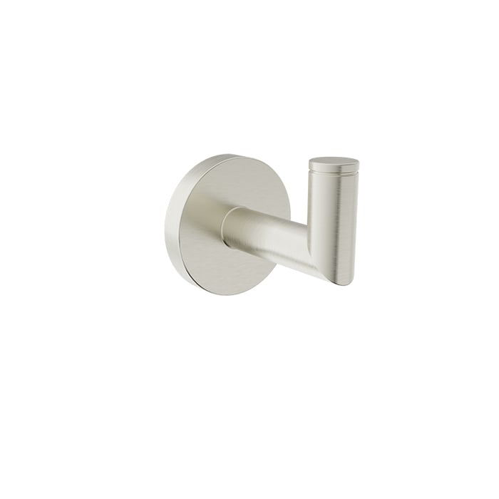 Baril ZIP B66 Bathrobe Holder A66-1069-01 in Brushed Nickel