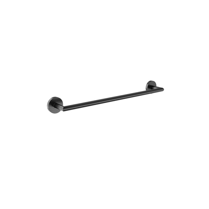 Baril ZIP B66 18" Single Towel Bar A66-6018-00 in Black Titanium