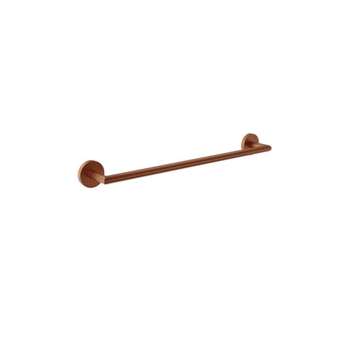 Baril ZIP B66 18" Single Towel Bar A66-6018-00 in Satin Copper