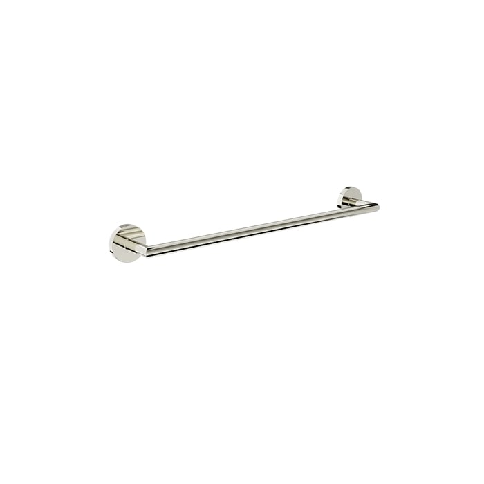 Baril ZIP B66 18" Single Towel Bar A66-6018-00 in Polished Nickel