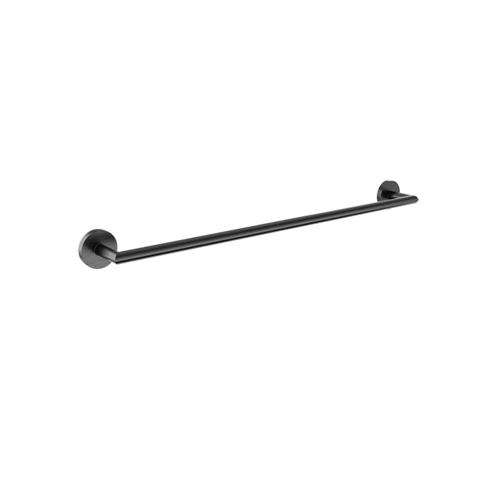 Baril ZIP B66 24" Single Towel Bar A66-6024-00 in Black Titanium