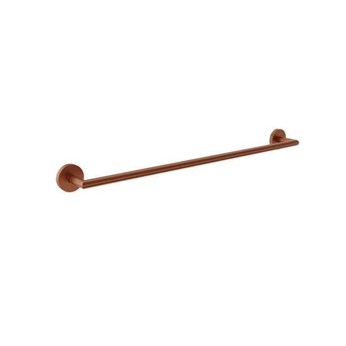Baril ZIP B66 24" Single Towel Bar A66-6024-00 in Satin Copper