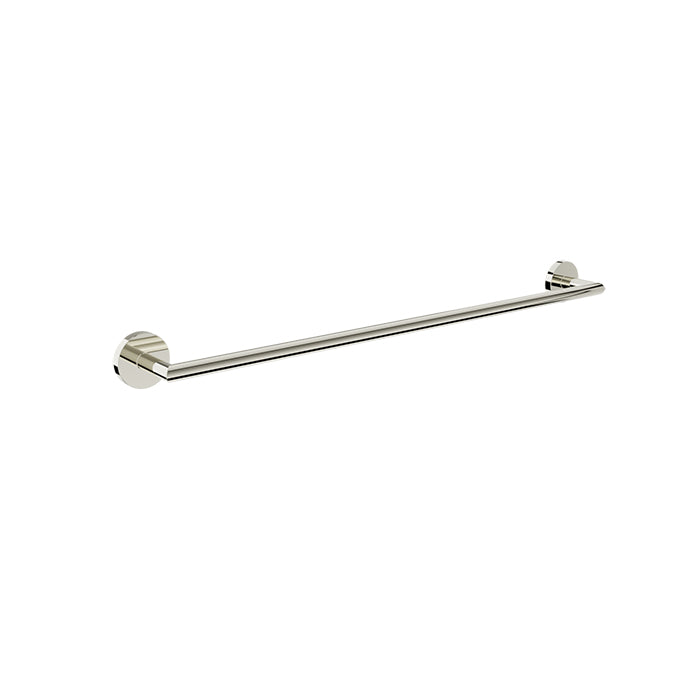 Baril ZIP B66 24" Single Towel Bar A66-6024-00 in Polished Nickel