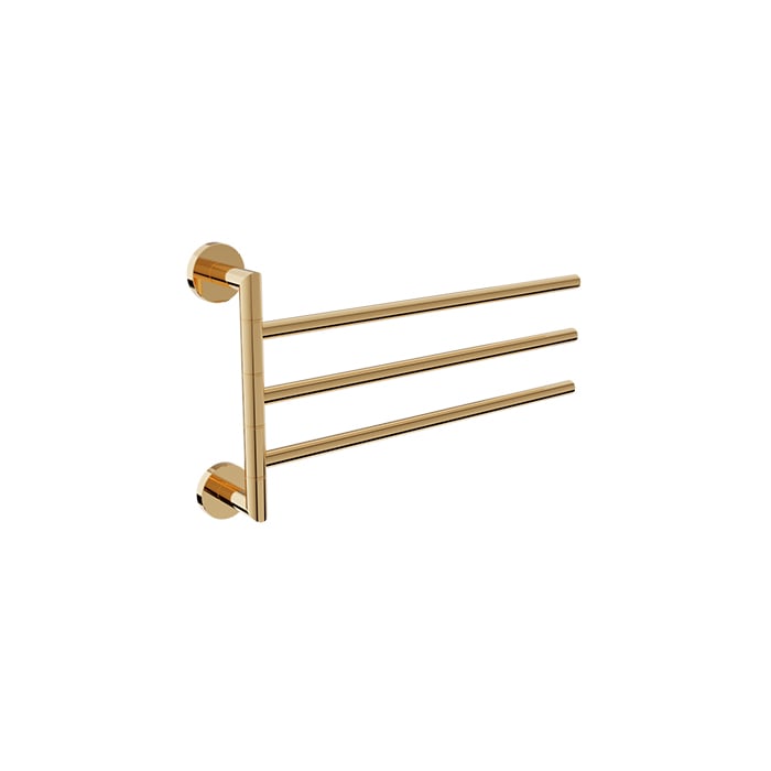 Baril ZIP B66 Triple Towel Bar A66-6315-00 in Gold
