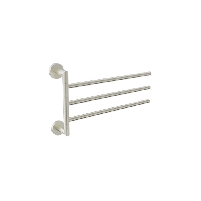 Baril ZIP B66 Triple Towel Bar A66-6315-00 in Brushed Nickel