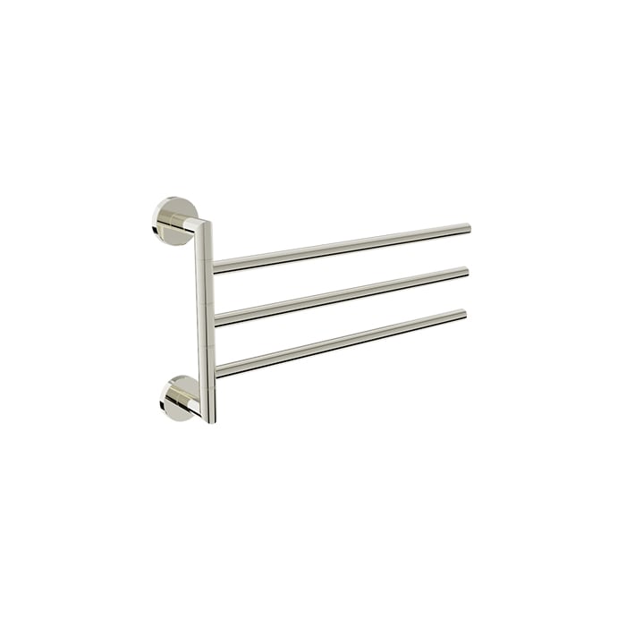Baril ZIP B66 Triple Towel Bar A66-6315-00 in Polished Nickel