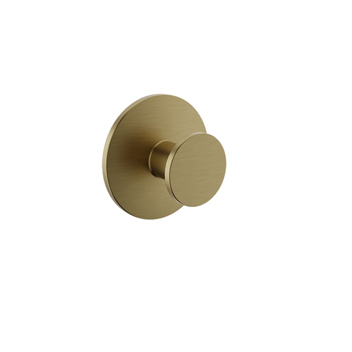 Baril AIR B80 Bathrobe Holder A80-1069-00 in Satin Brass