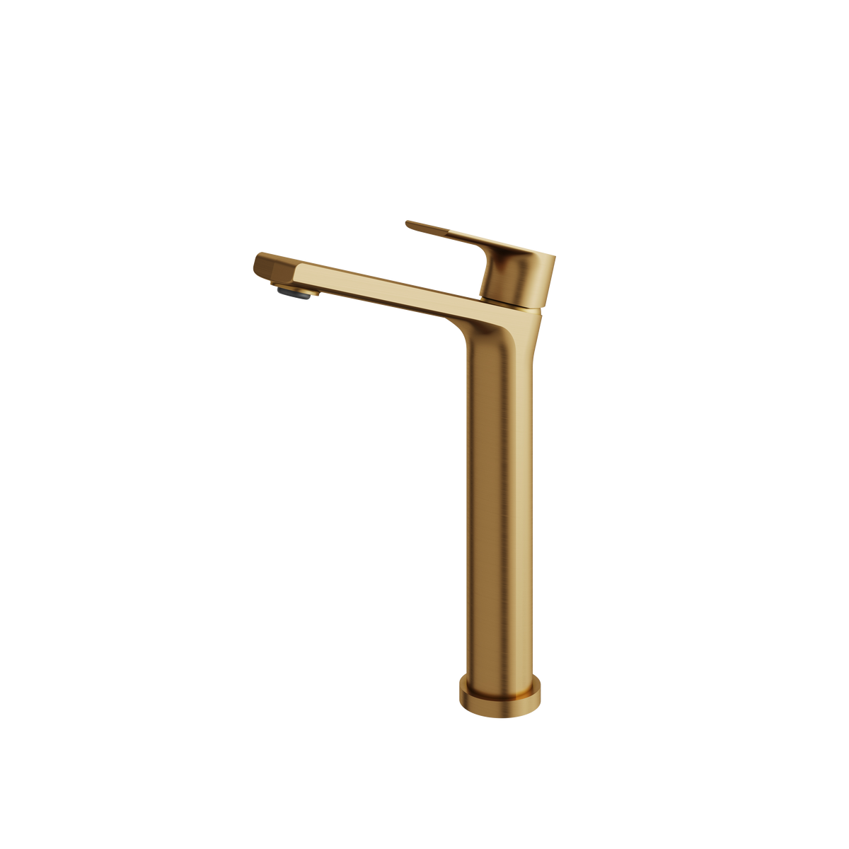 Aquabrass Solo Bamboo Tall Single-hole Lavatory Faucet 5020 in brushed gold