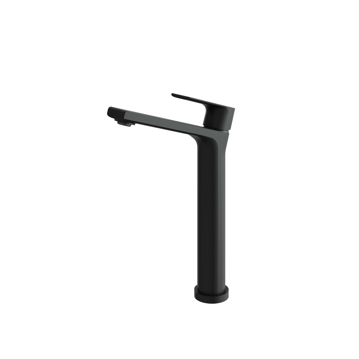 Aquabrass Solo Bamboo Tall Single-hole Lavatory Faucet 5020 in black