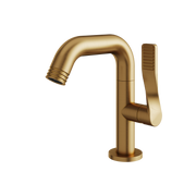 Aquabrass Solo Tubo Single-hole Lavatory Faucet 12014 in brushed gold