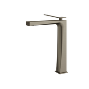 Aquabrass Chicane Tall Single-hole Lavatory Faucet 19020 in brushed black chrome
