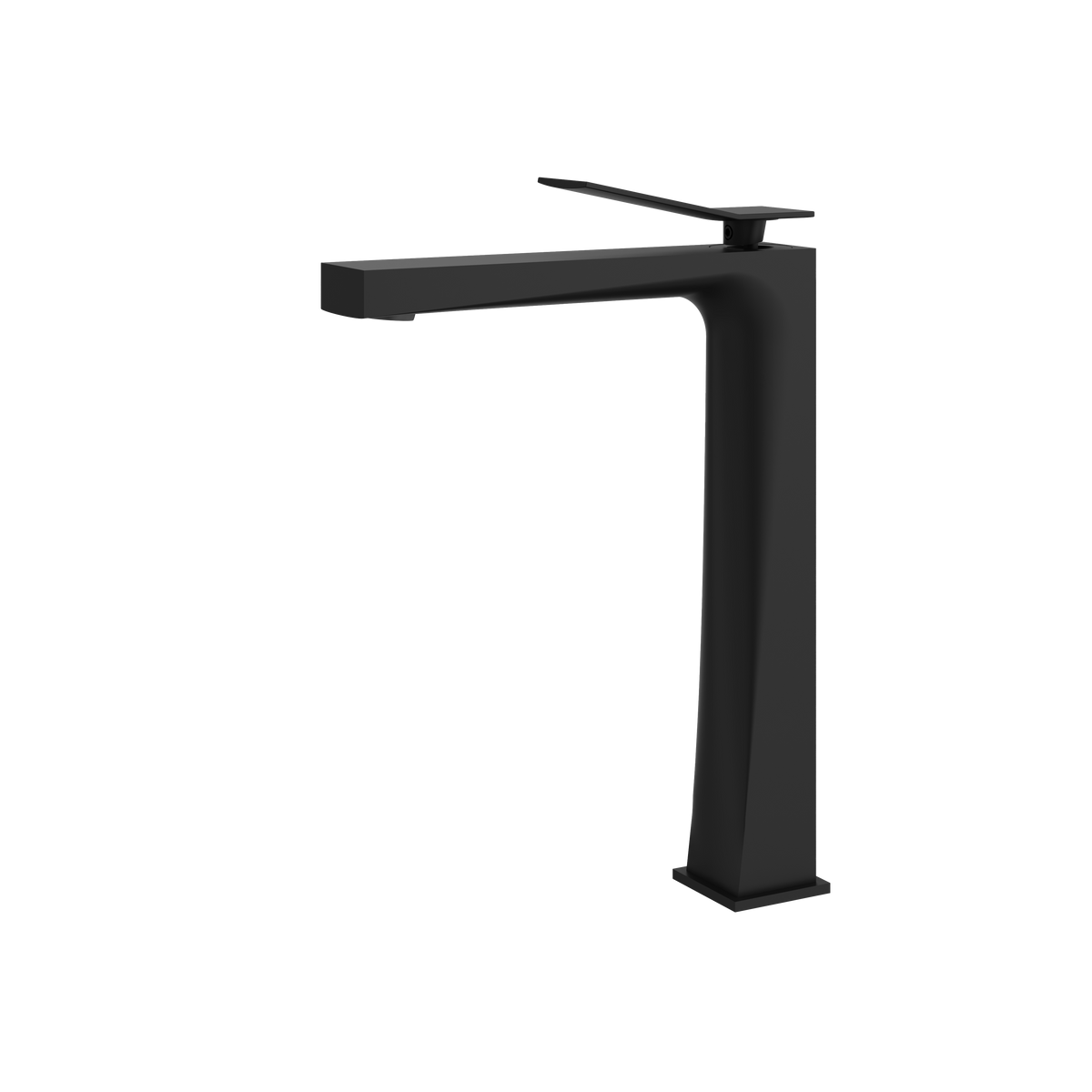 Aquabrass Chicane Tall Single-hole Lavatory Faucet 19020 in black