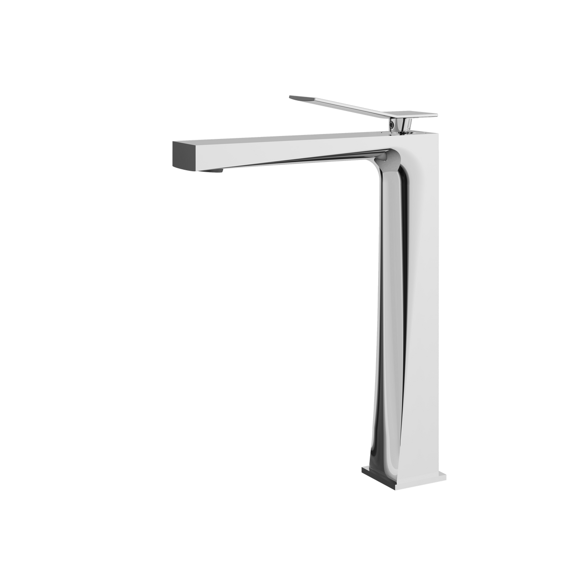 Aquabrass Chicane Tall Single-hole Lavatory Faucet 19020 in polished chrome