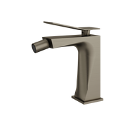 Aquabrass Chicane Single-hole Bidet with Swivel Spray 19024 in brushed black chrome