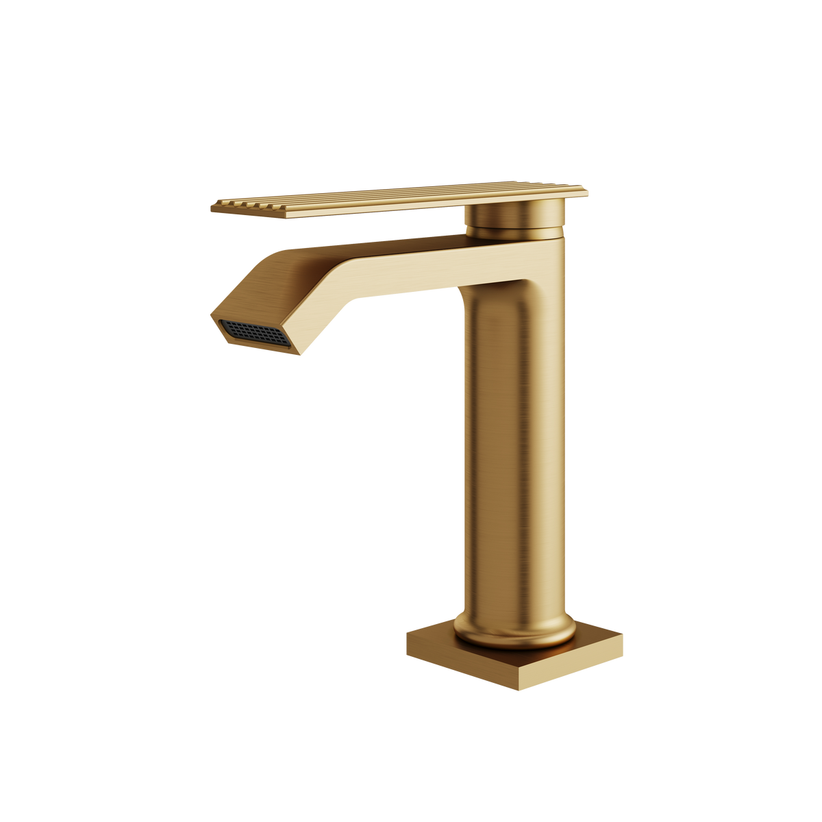 Aquabrass Tosca Single-hole Lavatory Faucet 34114 in brushed gold