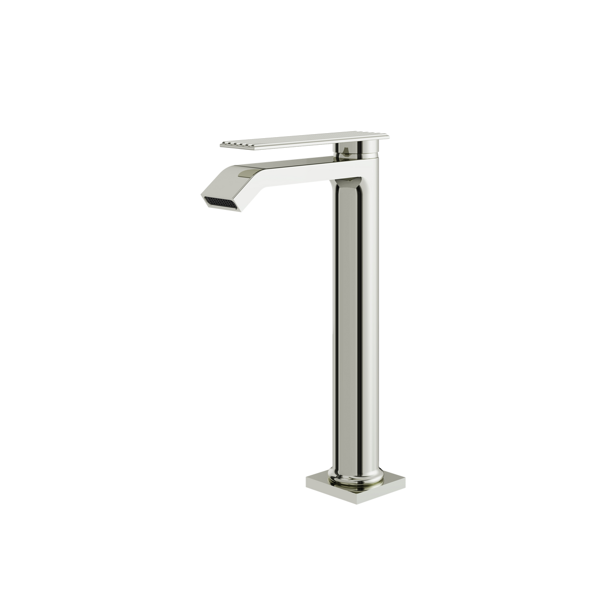 Aquabrass Tosca Tall Single-hole Lavatory Faucet 34120 in polished nickel