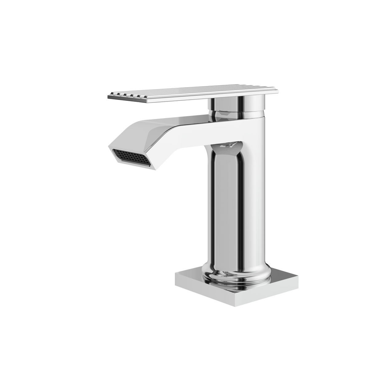 Aquabrass Tosca Short Single-hole Lavatory Faucet 34144 in polished chrome