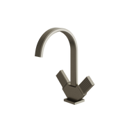 Aquabrass Tosca Single-hole Lavatory Faucet 34714PB in brushed black chrome