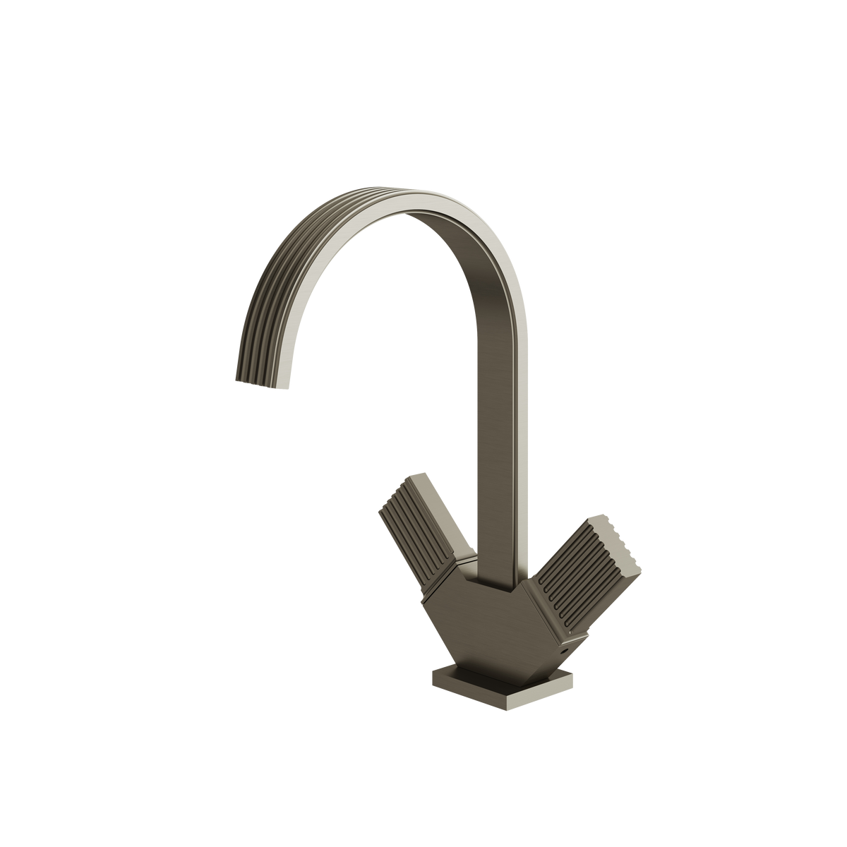Aquabrass Tosca Single-hole Lavatory Faucet 34714PB in brushed black chrome