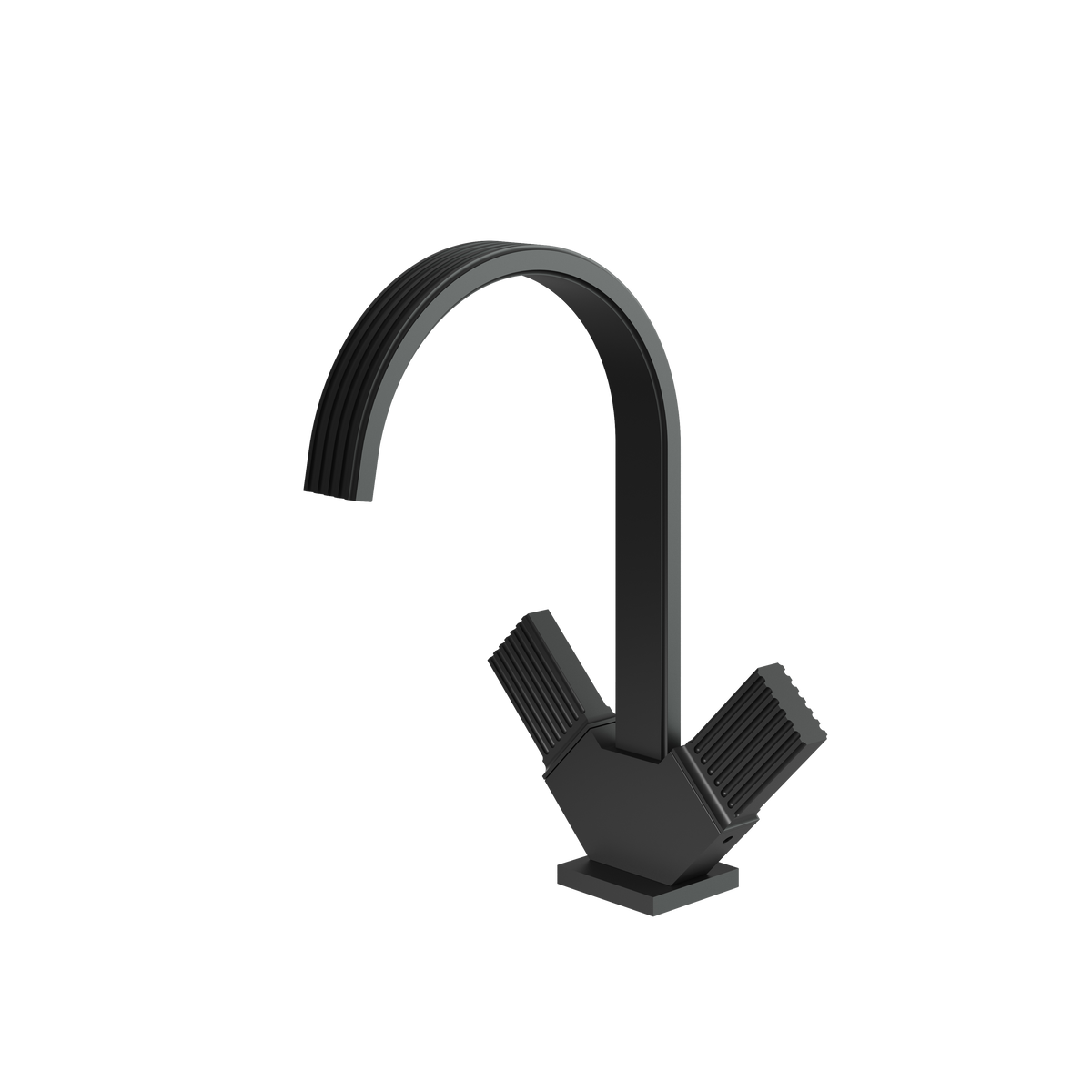 Aquabrass Tosca Single-hole Lavatory Faucet 34714PB in black