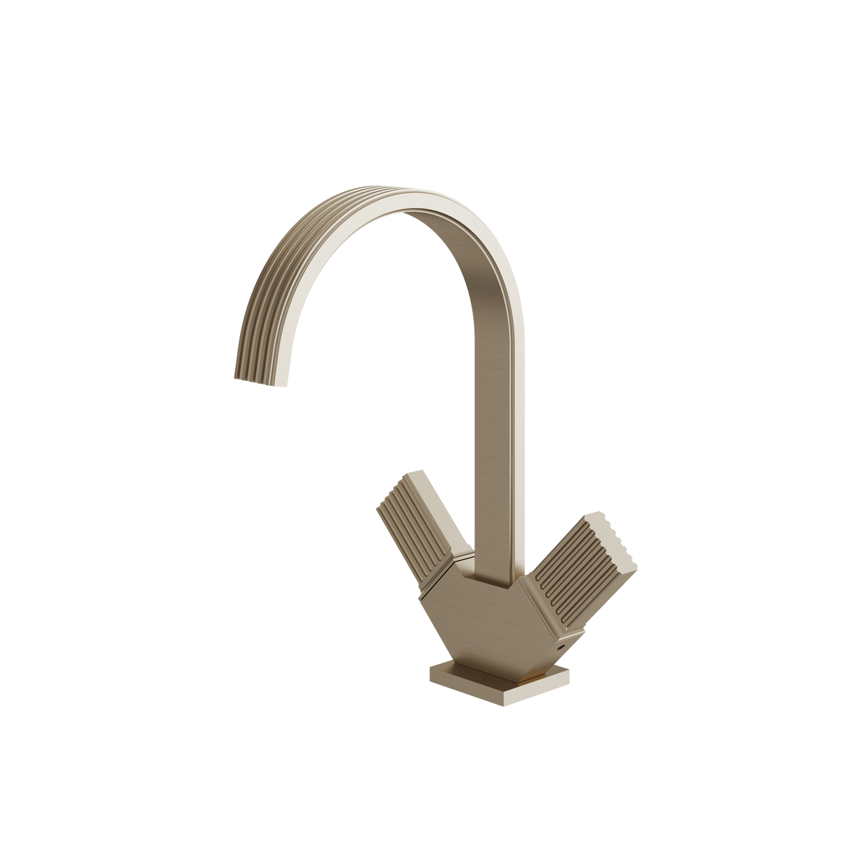 Aquabrass Tosca Single-hole Lavatory Faucet 34714PB in brushed nickel
