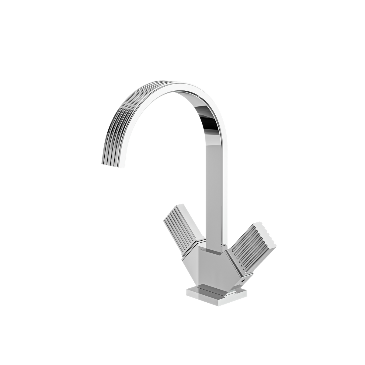 Aquabrass Tosca Single-hole Lavatory Faucet 34714PB in polished chrome