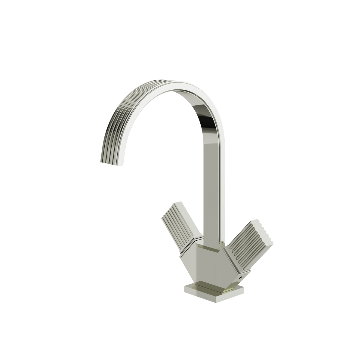 Aquabrass Tosca Single-hole Lavatory Faucet 34714PB in polished nickel