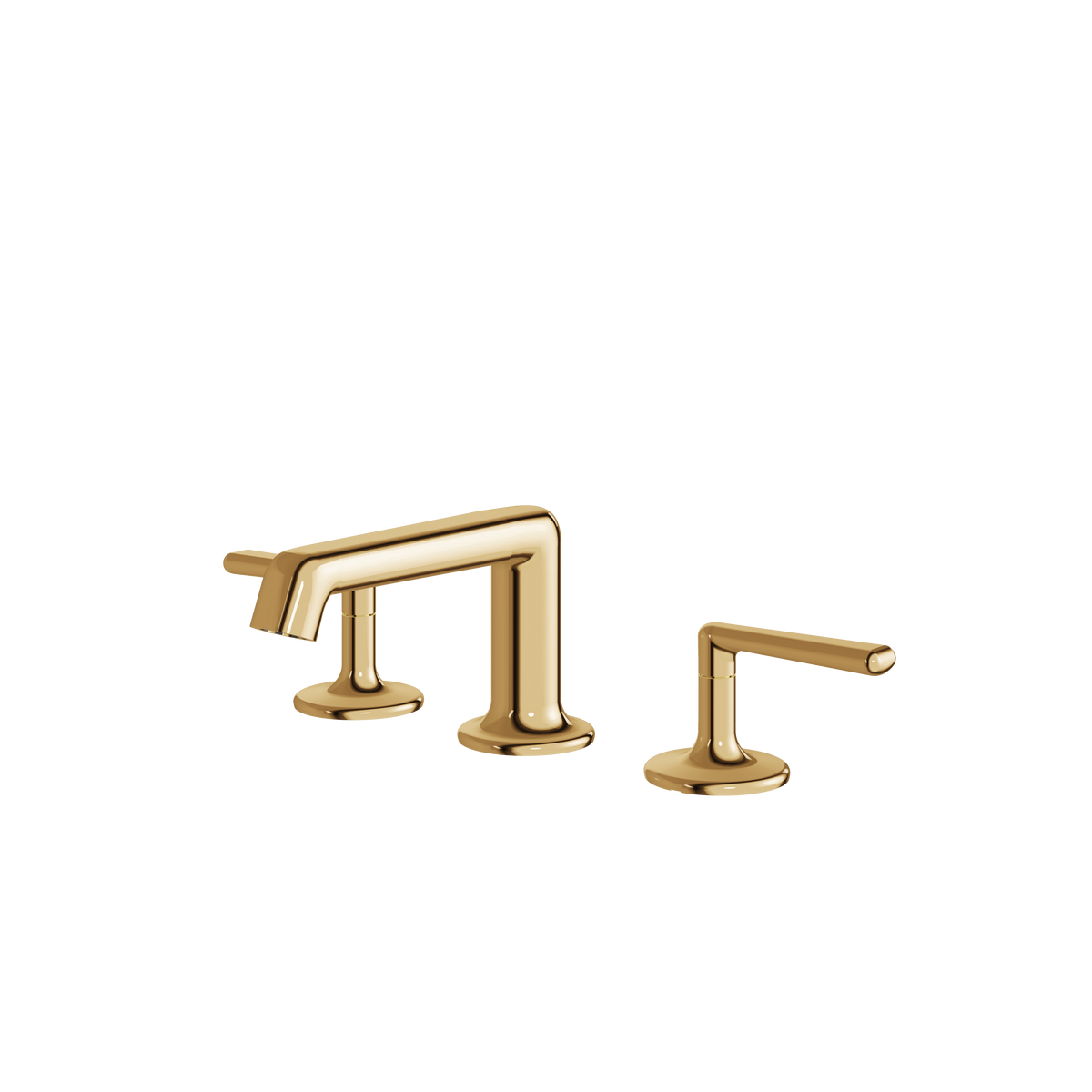 Aquabrass Forum Widespread Lavatory Faucet 42016 in polished gold