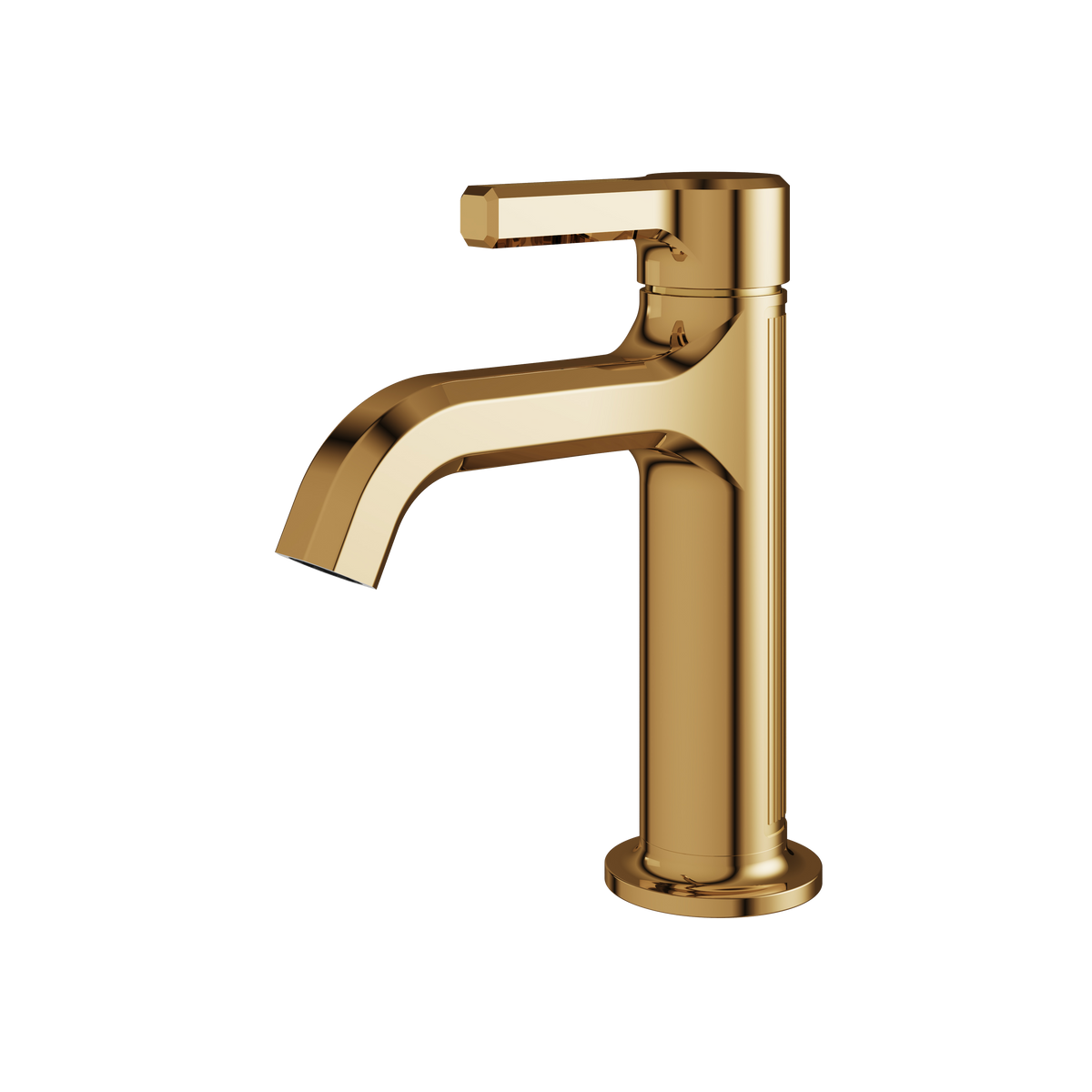 Aquabrass Ariston Single-hole Lavatory Faucet 47014 in polished gold