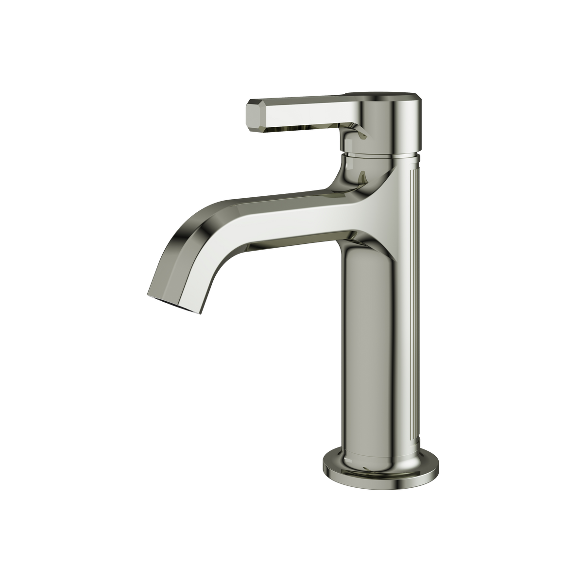 Aquabrass Ariston Single-hole Lavatory Faucet 47014 in polished nickel