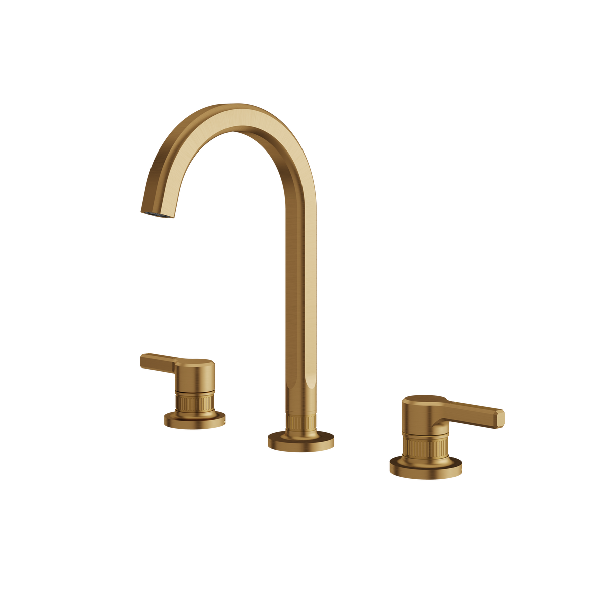 Aquabrass Ariston Widespread Lavatory Faucet 47016 in brushed gold