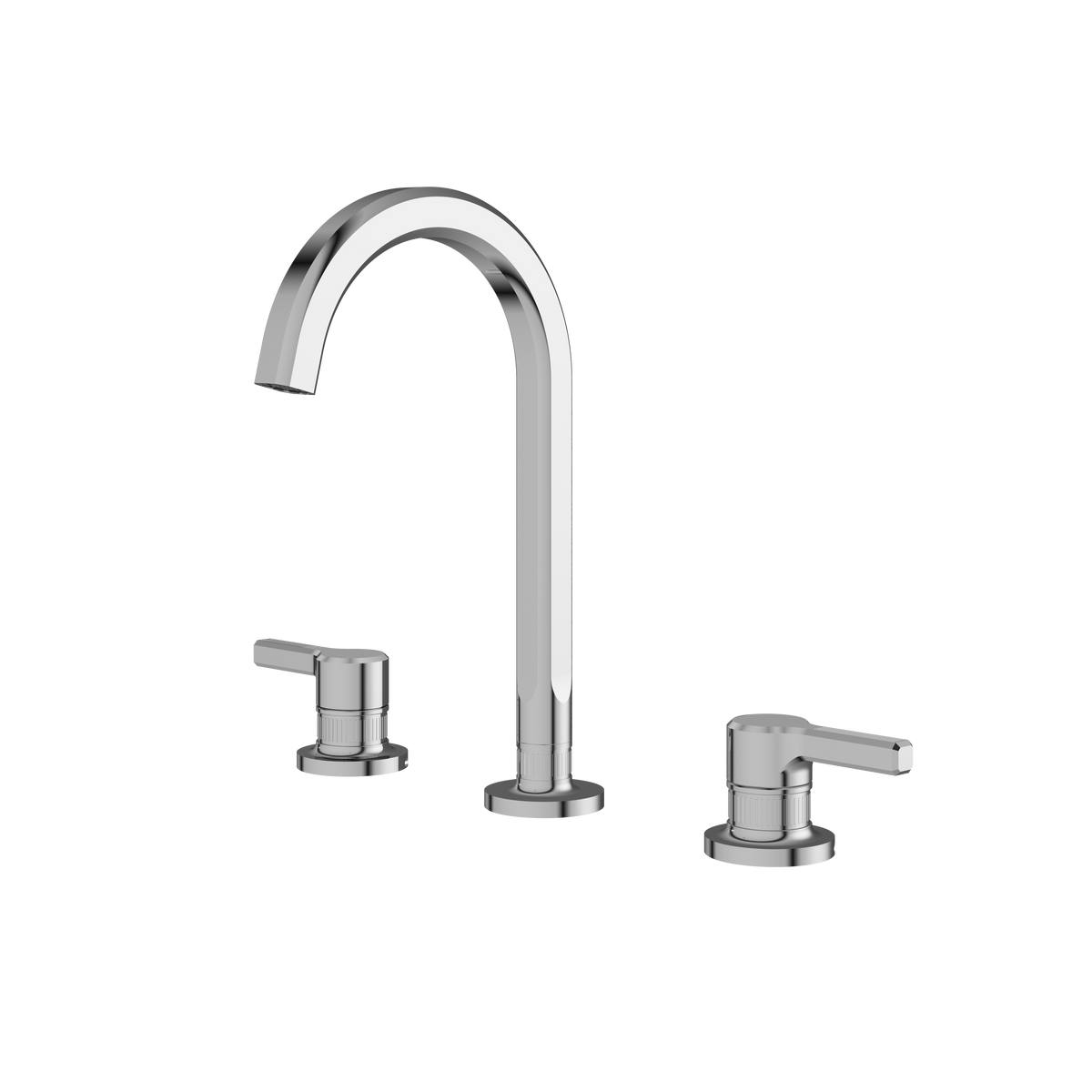 Aquabrass Ariston Widespread Lavatory Faucet 47016 in polished chrome