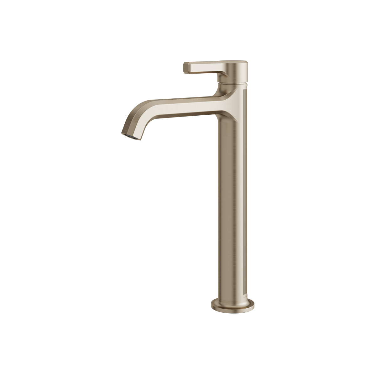 Aquabrass Ariston Tall Single-hole Lavatory Faucet 47020 in brushed nickel