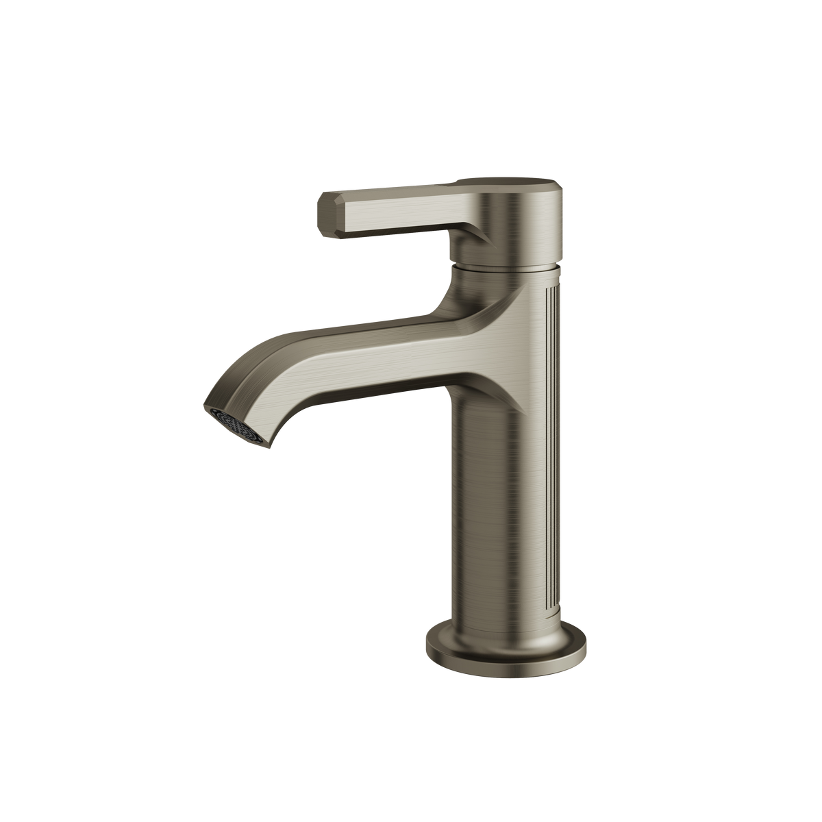Aquabrass Ariston Single-hole Bidet Faucet 47024 in brushed black chrome