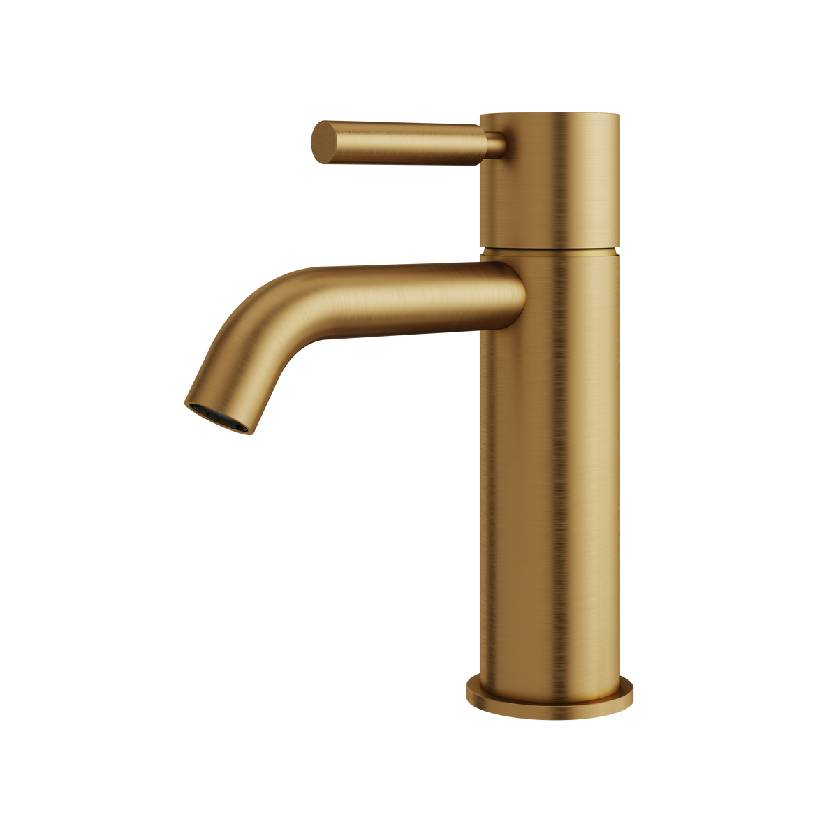 Aquabrass Aria Single-hole Lavatory Faucet 48014 in brushed gold