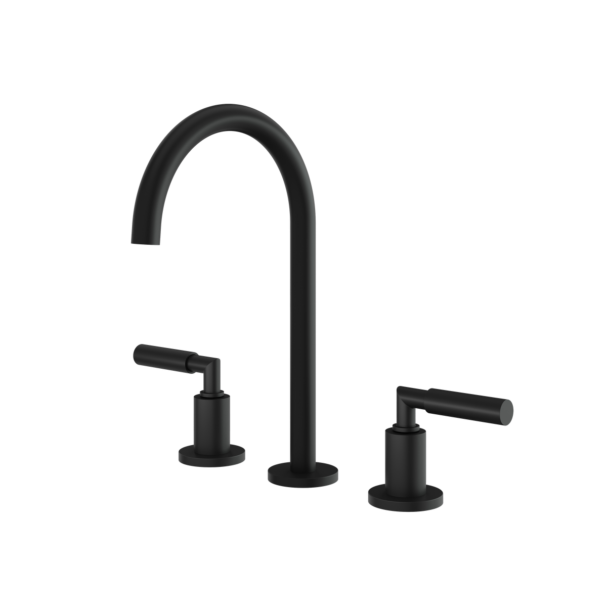 Aquabrass Aria Widespread Lavatory Faucet 48016 in black