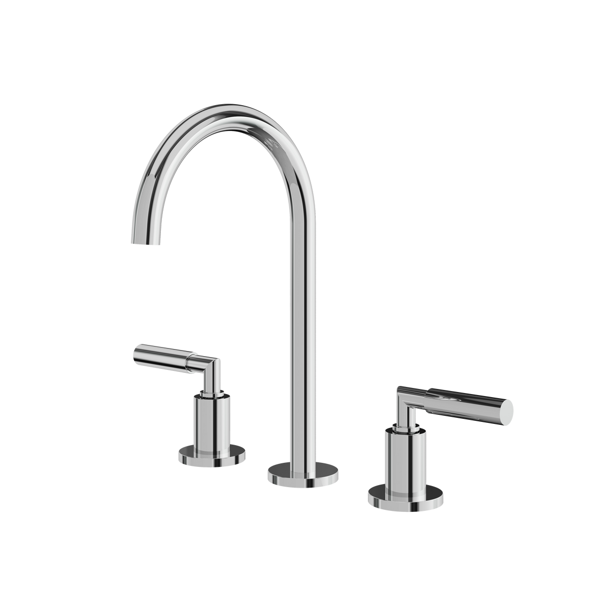 Aquabrass Aria Widespread Lavatory Faucet 48016 in polished chrome