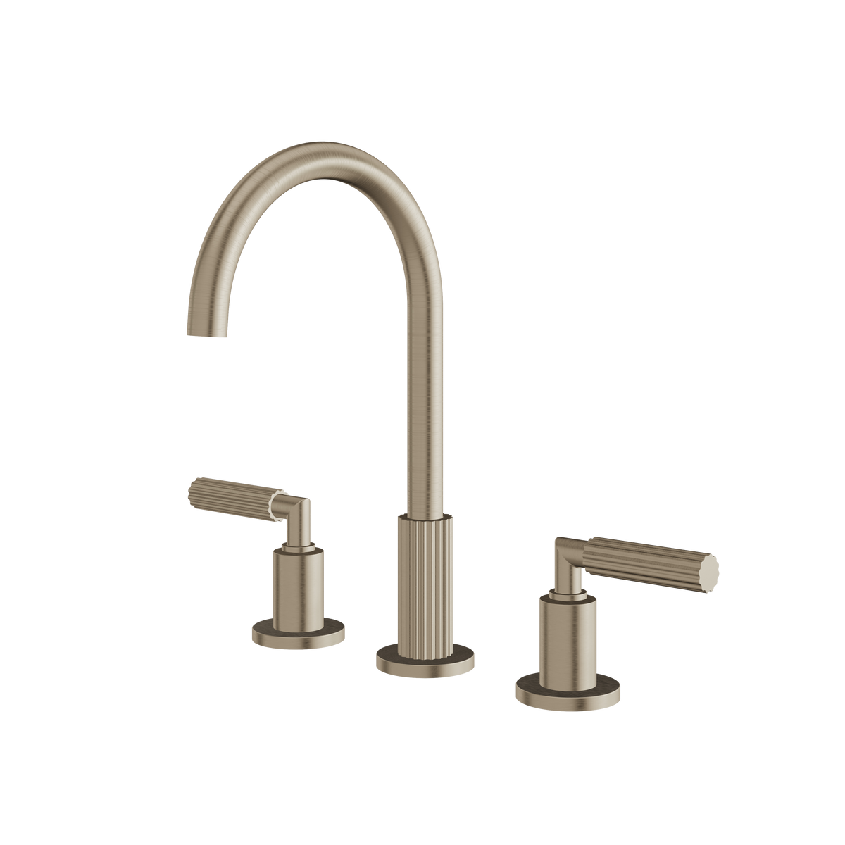 Aquabrass Montebello Widespread Lavatory Faucet 49016 in brushed nickel