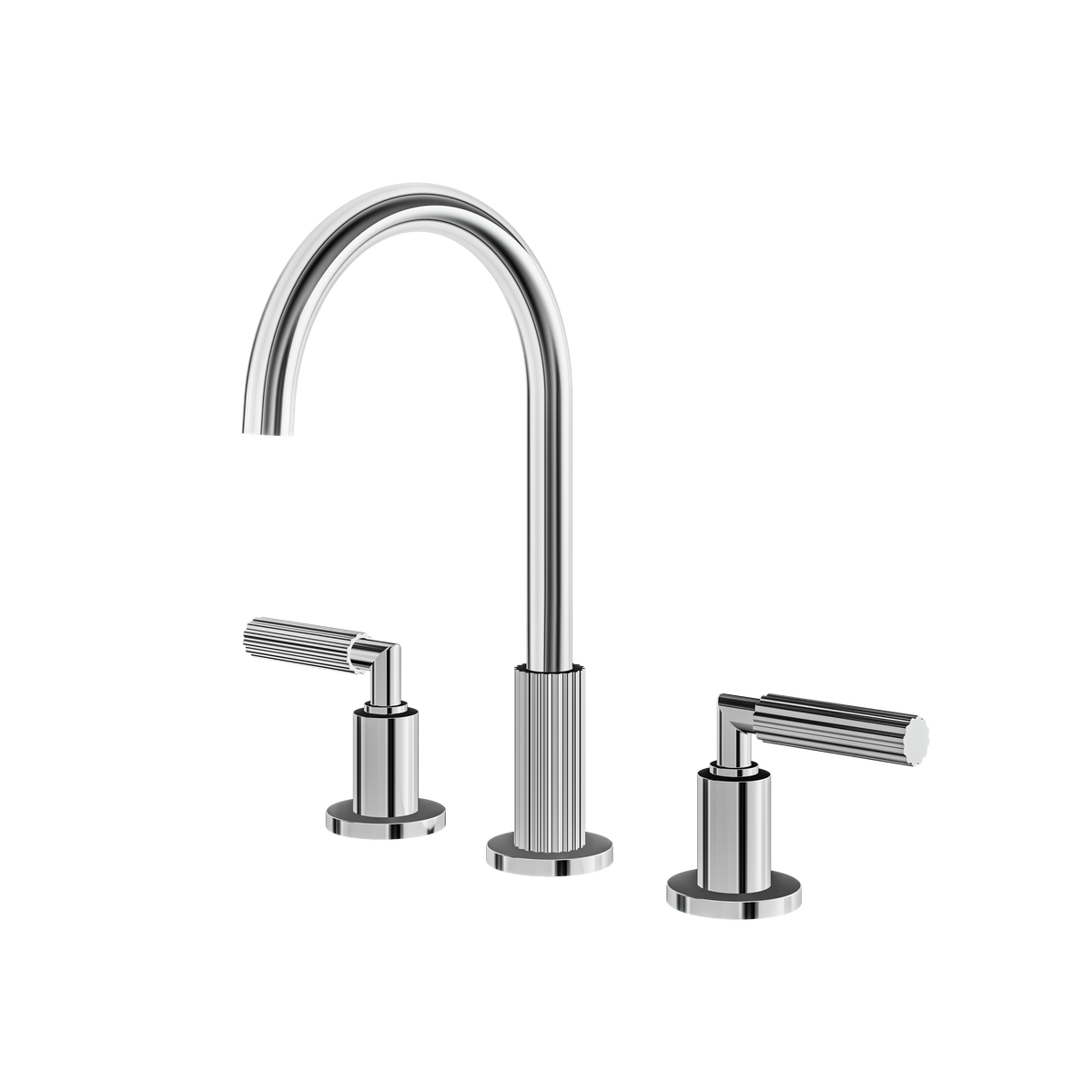 Aquabrass Montebello Widespread Lavatory Faucet 49016 in polished chrome